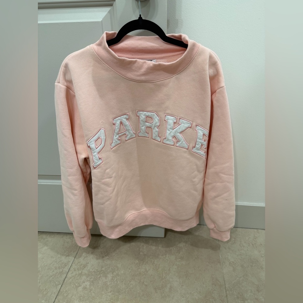 Parke Large/XL Ballet Pink Mockneck Sweatshirt. 💕⚡️